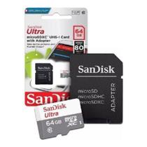 Cartão Micro Sd 64gb Ultra Classe10 Sandisk 100mb/s
