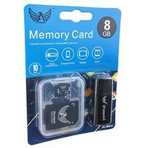 Cartão Micro Sd 8Gb Dois Adaptadores Fer Backups Fotos