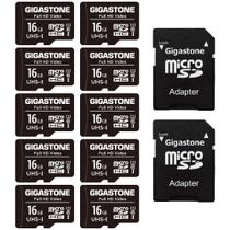 Cartão Micro SD Gigastone 16GB (10 Unidades) - 85 MB/s - Ideal para Vídeos FHD