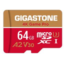 Cartão Micro SD Gigastone 64GB 4K Game Pro para Nintendo-Switch