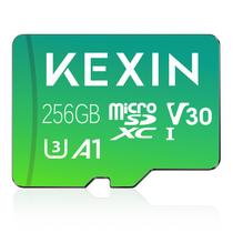 Cartão Micro SD Kexin 256GB - 90MB/s, 4K UHD, V30, A1, C10 Cartão Micro SD Kexin 256GB - 90MB/s, 4K UHD, V30, A1, C10