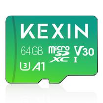 Cartão Micro SD KEXIN 64GB - 85MB/s - 4K UHD - V30 A1 C10 Cartão Micro SD KEXIN 64GB - 85MB/s - 4K UHD - V30 A1 C10