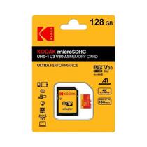 Cartão Micro SD Kodak 64GB/128GB/256GB - Classe 10 U3 - Para Smartphones, Tablets e Câmeras