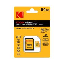 Cartão Micro SD Kodak De 64GB Classe 10 Alta Velocidade U3 Para Smartphone, Tablet, Câmera E GoPro