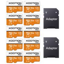 Cartão Micro SD KOOTION 128GB Pacote com 10 unidades U3 V30 A1 4K UHD Cartão Micro SD KOOTION 128GB Pacote com 10 unidades U3 V30 A1 4K UHD