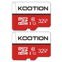 Cartão Micro SD KOOTION 32 GB, pacote com 2 unidades, Classe 10 UHS-I