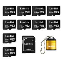 Cartão Micro SD Lerdisk 512MB (0,5GB) - Pacote com 10 Unidades para MP3 e Telefones Cartão Micro SD Lerdisk 512MB (0,5GB) - Pacote com 10 Unidades para MP3 e Telefones