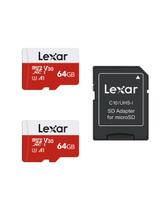 Cartão Micro SD Lexar 64GB, pacote com 2 adaptadores de até 100MB/s Cartão Micro SD Lexar 64GB, pacote com 2 adaptadores de até 100MB/s