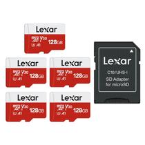 Cartão Micro SD Lexar E-Series 128GB x5 com adaptador 100MB/s