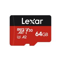 Cartão Micro SD Lexar E-Series Plus MicroSDXC UHS-I de 64 GB