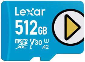 Cartão Micro SD Lexar Play Blue 512 GB UHS-I C10 U3 V30 A2 4K Cartão Micro SD Lexar Play Blue 512 GB UHS-I C10 U3 V30 A2 4K