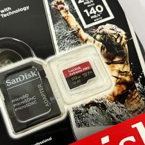 Cartão Micro SD SanDisk Extreme Pro - SDXC UHS-I C10 U3 V30 4K/5K com Adaptador