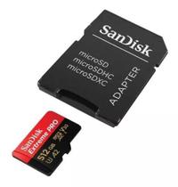 Cartão Micro Sd Sdxc Sandisk Extreme Pro 512gb 200mbs