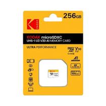 Cartão Micro SD TF KODAK 256GB 128GB 64GB 32GB Classe 10 UHS-I A1 Para Telefone E PC, Cartão De