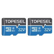 Cartão Micro SD TOPESEL 32GB (2 Unidades) - Classe 10 UHS-I