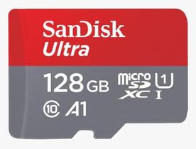 Cartão Micro Sdxc 128Gb Sandisk Ultra 100Mb/S C10 Leitor USB Cartão Micro Sdxc 128Gb Sandisk Ultra 100Mb/S C10 Leitor USB