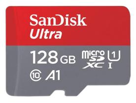 Cartão Micro Sdxc 128Gb Sandisk Ultra 100Mb/S C10 Leitor Usb Cartão Micro Sdxc 128Gb Sandisk Ultra 100Mb/S C10 Leitor Usb