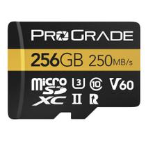 Cartão microSD ProGrade Digital V60 256GB - Adaptador para SD Incluso