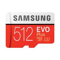 Cartão microSD Samsung EVO Plus 512 GB à prova d'água 100 MB/s