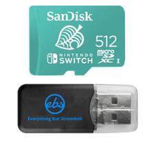Cartão microSD SanDisk 512GB Cartão de memória Nintendo Switch Cartão microSD SanDisk 512GB Cartão de memória Nintendo Switch