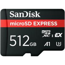 Cartão microSD SanDisk 512GB MicroSD Express até 880MB/s Cartão microSD SanDisk 512GB MicroSD Express até 880MB/s