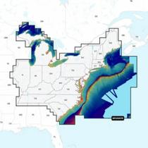 Cartão microSD/SD Navionics Garmin U.S. East Platinum+ NPUS007R