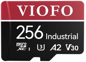 Cartão microSD VIOFO 256GB Industrial - U3 A2 V30 com Adaptador