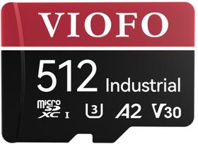Cartão microSD VIOFO 512GB Industrial - U3 A2 V30 com Adaptador