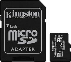 Cartão microSDHC Kingston Canvas Select Plus 32GB Classe 10