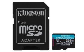 Cartão microSDXC Kingston Canvas Go Plus 256 GB UHS-I C10 U3 V30