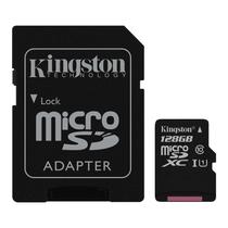 Cartão microSDXC Kingston Digital 128GB Classe 10 UHS-I 45MB/s