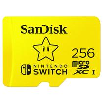 Cartão microSDXC SanDisk 256GB - Licenciado para Nintendo Switch