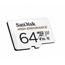 Cartão microSDXC SanDisk High Endurance 64GB C10 U3 V30 4K UHD