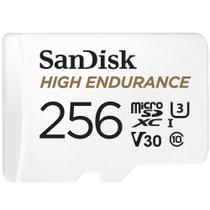 Cartão microSDXC SanDisk High Endurance Video 256 GB com adaptador