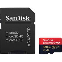 Cartão microSDXC Sandisk UHS-I Extreme PRO 128GB - 200MB/s Cartão microSDXC Sandisk UHS-I Extreme PRO 128GB - 200MB/s