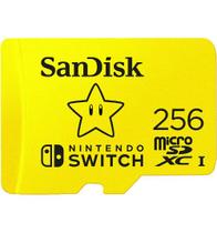 Cartão microSDXC SanDisk UHS-I para Nintendo de 256GB