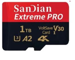 Cartão Microtf sd Alta Velocidade De 1tb Sandian Original