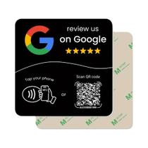 Cartão NFC Programável 215 Quadrado Estação De Avaliação Do Google 13.56Mhz Código QR Editável