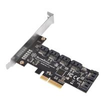 Cartão PCI Express SilverStone Technology ECS06 6 portas SATA Cartão PCI Express SilverStone Technology ECS06 6 portas SATA
