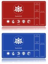 Cartão Playmat EDGFRTOIO costurado com zonas mágicas de 60 x 35 cm, pacote com 2