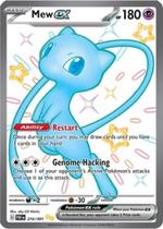 Cartão Pokémon Mew ex Shiny Full Art 216/091 Ultra Rare Cartão Pokémon Mew ex Shiny Full Art 216/091 Ultra Rare