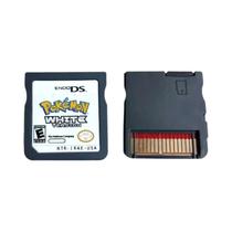 Cartão Pokémon Preto E Branco Combinado Com Caixa Cassete Para DS NDS 3DS Sem Instruções
