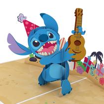 Cartão pop-up Lovepop Feliz Aniversário Stitch Disney 3D