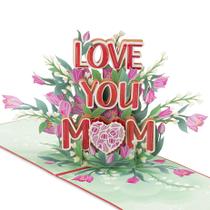 Cartão Pop Up POPWOW Amo Você Mamãe 13x18 cm