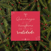 Cartão Postal Tema Natal - 9x8 cm - Kit com 36 unidades