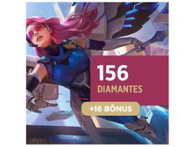 Cartão Presente Digital Mobile Legends R$ 12,50 Mobile Legends 156 Diamantes + 16 Bônus