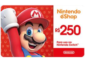 Cartão Presente Digital Nintendo R$250,00 Ecash Brazil