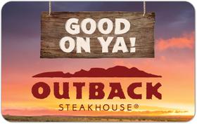 Cartão Presente Digital Outback Steakhouse