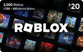 Cartão Presente Digital Roblox 2.000 Robux com Item Bônus