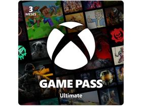 Cartão Presente Digital Xbox Game Pass Ultimate 3 Meses R$ 179,99